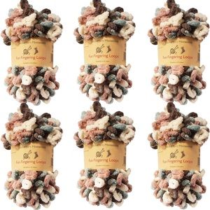 Jubilee Fingering Loops Yarn- 13 skeins total selling together